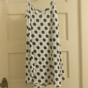 Poka-dot flowy tank top
